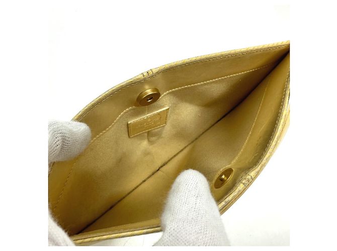 Borsa a Spalla Demilune Pochette Epi Louis Vuitton Beige - vista 14