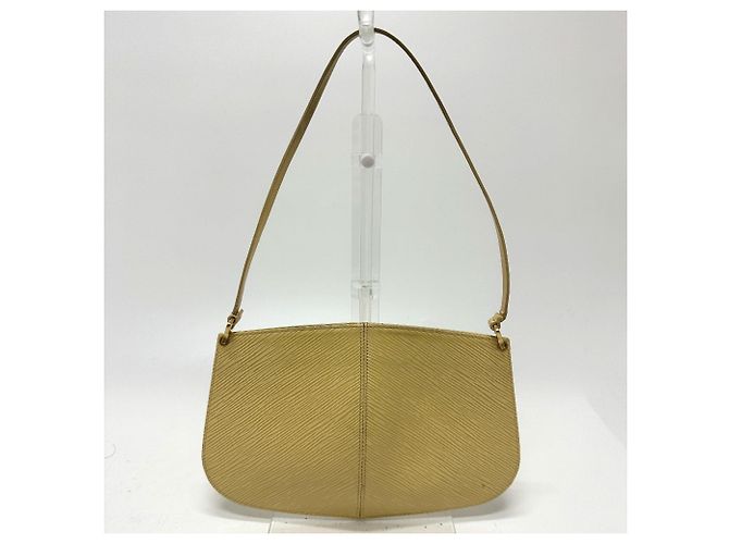 Borsa a Spalla Demilune Pochette Epi Louis Vuitton Beige - vista 2