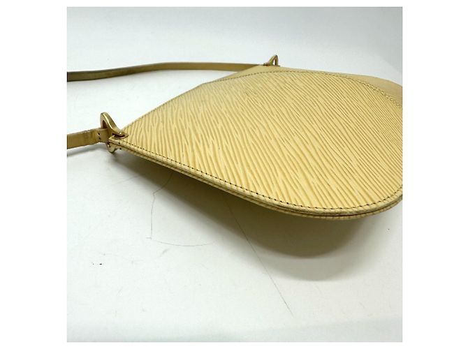 Borsa a Spalla Demilune Pochette Epi Louis Vuitton Beige - vista 6