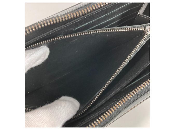 Louis Vuitton Monogram Eclipse Long Bill Wallet Black - view 10