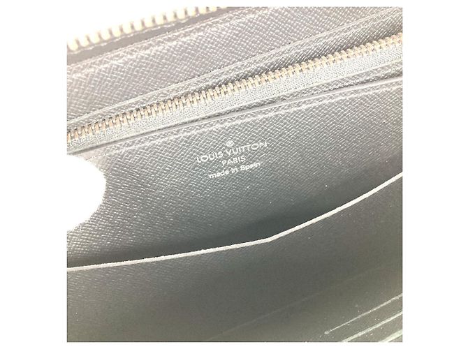 Louis Vuitton Monogram Eclipse Long Bill Wallet Black - view 12