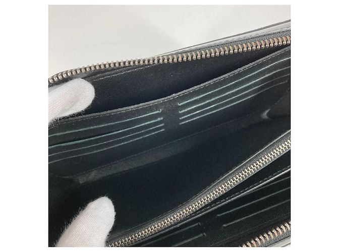 Louis Vuitton Monogram Eclipse Long Bill Wallet Black - view 13