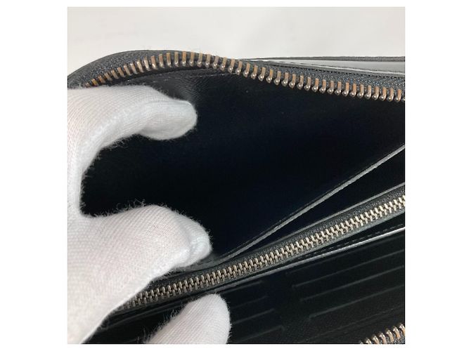 Louis Vuitton Monogram Eclipse Long Bill Wallet Black - view 14