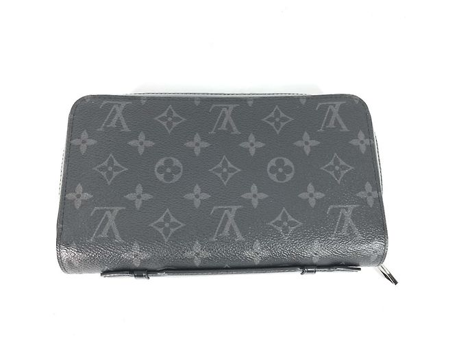 Louis Vuitton Monogram Eclipse Long Bill Wallet Black - view 7