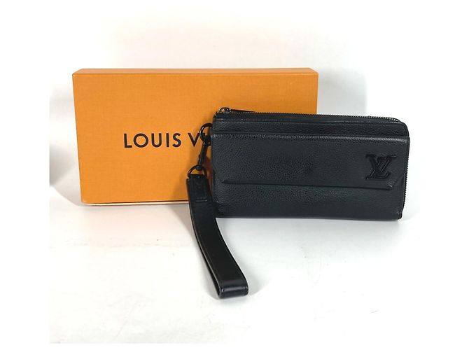 Cartera Zippy Aerogram Louis Vuitton Negro - vista 2