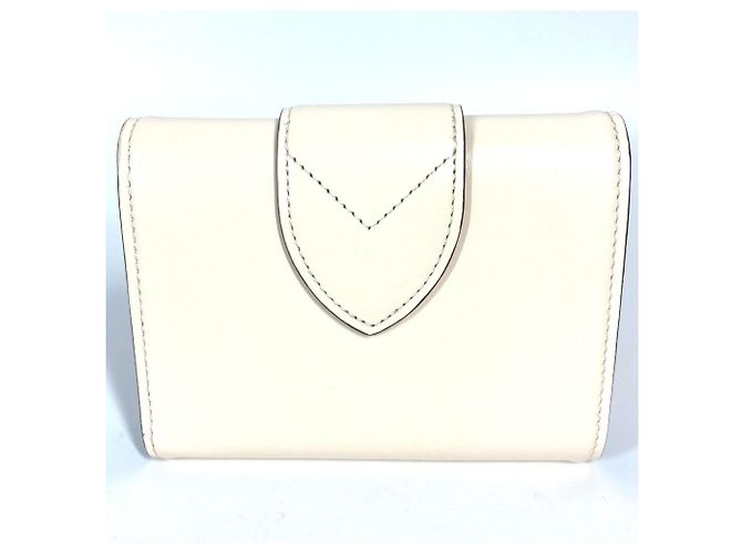 Billetera compacta tri-fold Pont Neuf Louis Vuitton Beige - vista 2