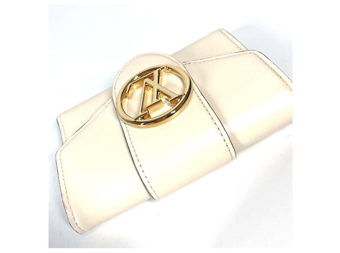 Billetera compacta tri-fold Pont Neuf Louis Vuitton Beige - vista 7