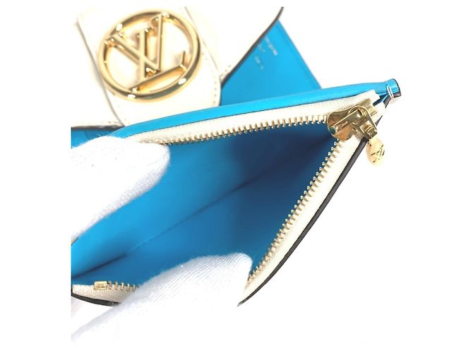 Billetera compacta tri-fold Pont Neuf Louis Vuitton Beige - vista 8