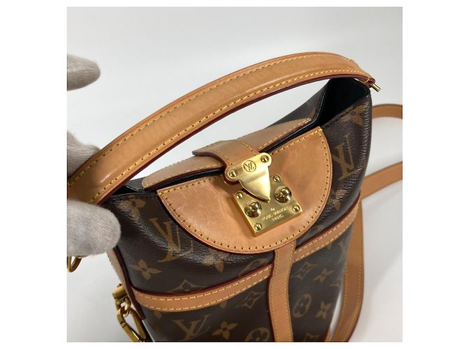 Borsa da viaggio in tela Monogram Louis Vuitton Marrone Monogramma - vista 10
