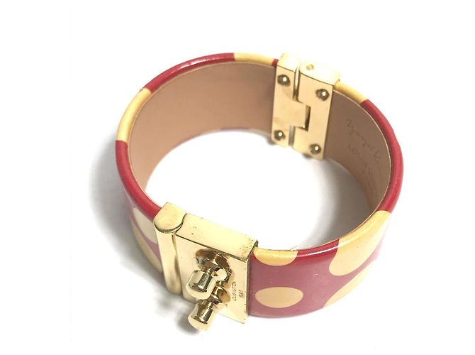 Bracciale Bangle a Pois Yayoi Kusama di Louis Vuitton Bianco Rosso - vista 2