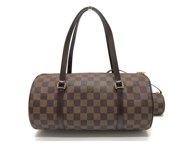 Borsa Tote Louis Vuitton Damier Papillon 30 Marrone - vista 2
