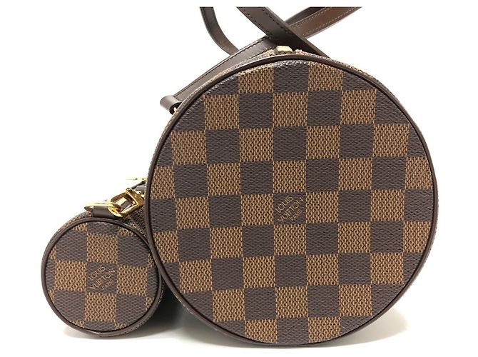 Borsa Tote Louis Vuitton Damier Papillon 30 Marrone - vista 3