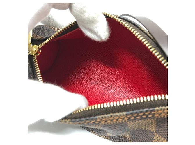Borsa Tote Louis Vuitton Damier Papillon 30 Marrone - vista 9