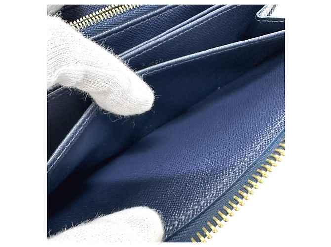 Louis Vuitton Monogram Jacquard Zippy Wallet Navy blue - view 14