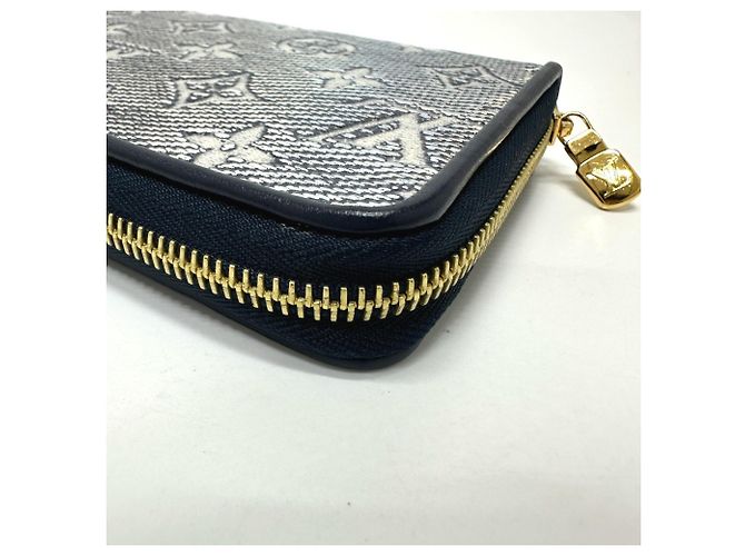 Louis Vuitton Monogram Jacquard Zippy Wallet Navy blue - view 5