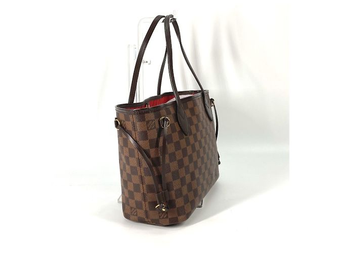 Borsa a Spalla Louis Vuitton Damier Neverfull PM Marrone Damier ebene - vista 3