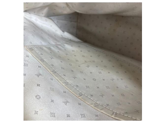 Borsa Tote Lockit MM Suhali di Louis Vuitton Bianco Giallo - vista 18