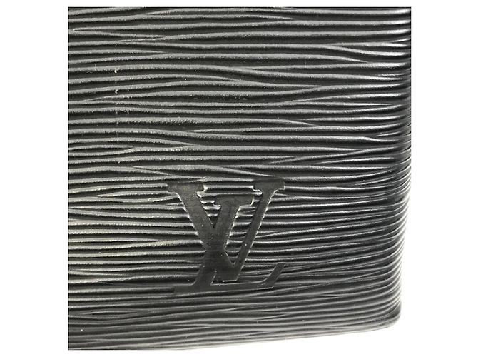 Borsa a Spalla 2 in 2 Epi Sac Plat Fold di Louis Vuitton Nero - vista 15
