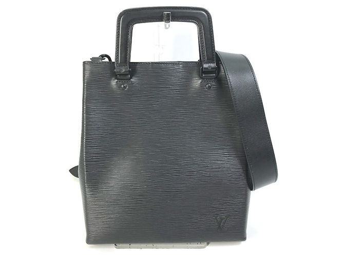 Borsa a Spalla 2 in 2 Epi Sac Plat Fold di Louis Vuitton Nero - vista 2