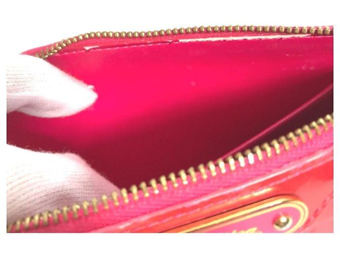 Pochette per trucco Louis Vuitton Monogram Vernis Truth Rosa - vista 13