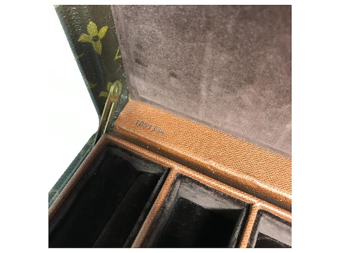 Étui à bijoux Monogram Louis Vuitton Marron - vue 13