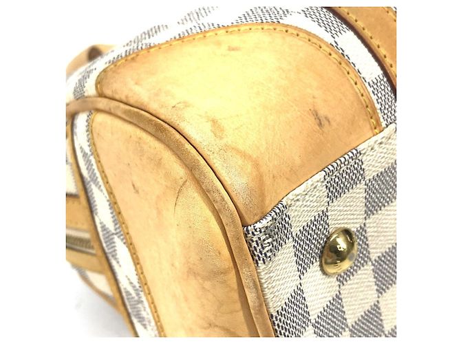 Borsa mini Boston Berkeley PM Damier Azur di Louis Vuitton Bianco - vista 5