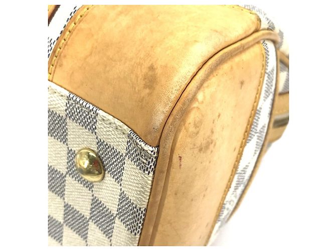 Borsa mini Boston Berkeley PM Damier Azur di Louis Vuitton Bianco - vista 6