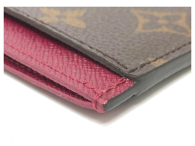 Tarjetero Monogram Louis Vuitton Fucsia - vista 4