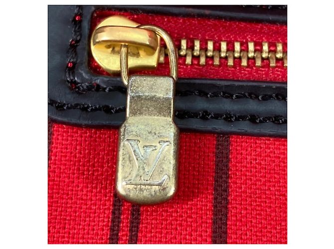 Borsa tote Neverfull MM My Monogram World Tour di Louis Vuitton Marrone Nero - Ansicht 14