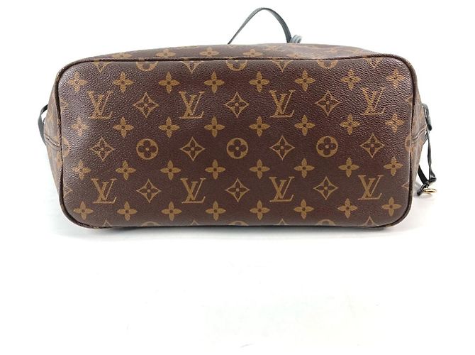 Borsa tote Neverfull MM My Monogram World Tour di Louis Vuitton Marrone Nero - Ansicht 4