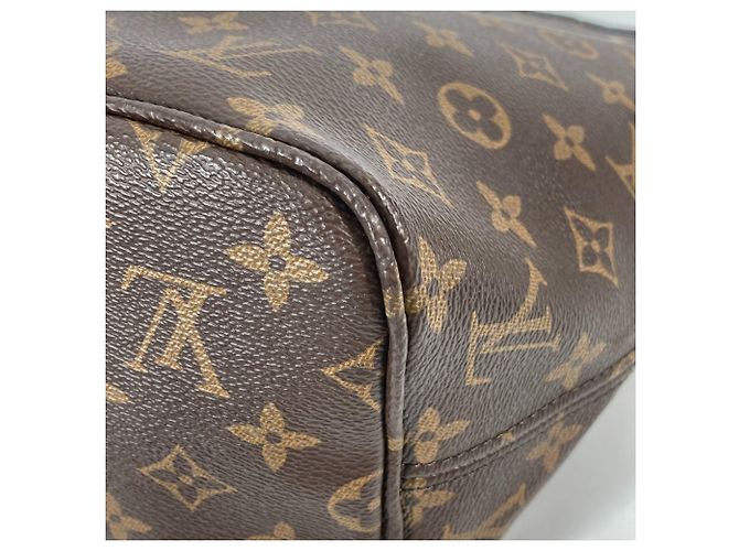 Borsa tote Neverfull MM My Monogram World Tour di Louis Vuitton Marrone Nero - Ansicht 8