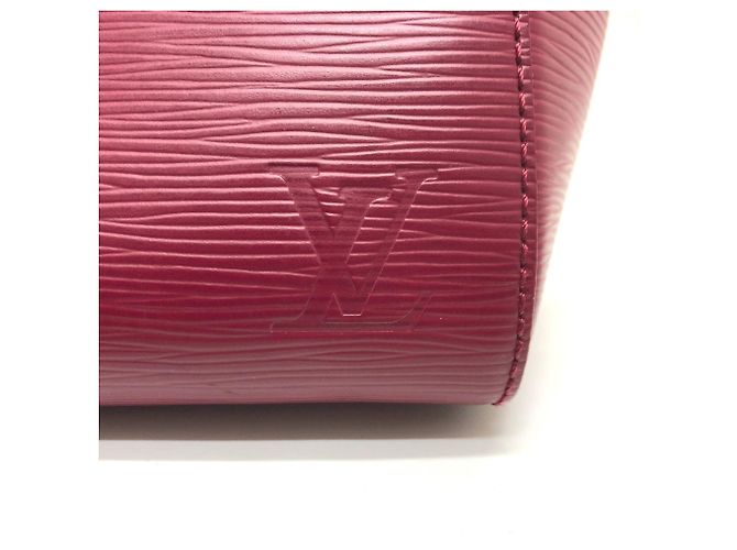 Borsa Marly MM in pelle Epi Louis Vuitton Fuschia - vista 11