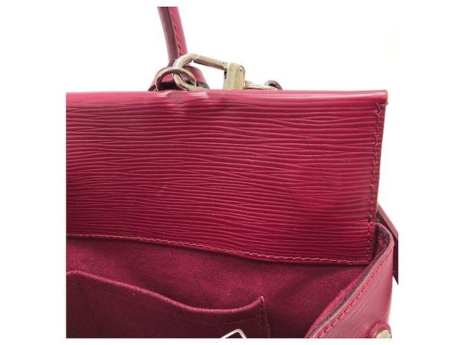 Borsa Marly MM in pelle Epi Louis Vuitton Fuschia - vista 14