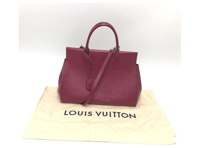 Borsa Marly MM in pelle Epi Louis Vuitton Fuschia - vista 17