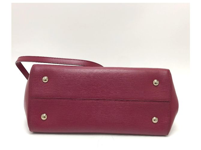 Borsa Marly MM in pelle Epi Louis Vuitton Fuschia - vista 4