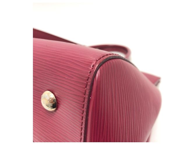 Borsa Marly MM in pelle Epi Louis Vuitton Fuschia - vista 5