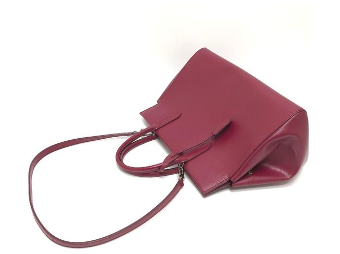 Borsa Marly MM in pelle Epi Louis Vuitton Fuschia - vista 6