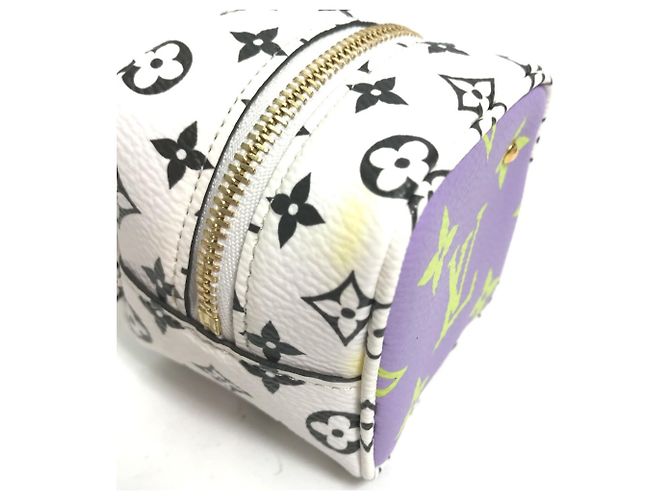 Pochette Cube Monogramma Gigante Louis Vuitton Rosa Giallo - vista 4