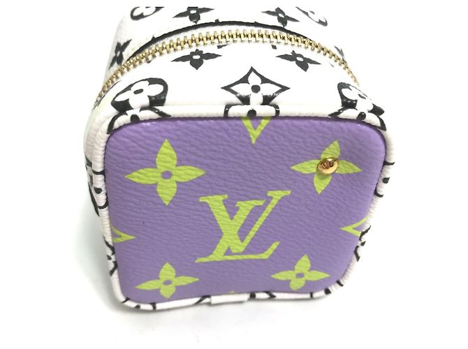 Pochette Cube Monogramma Gigante Louis Vuitton Rosa Giallo - vista 5