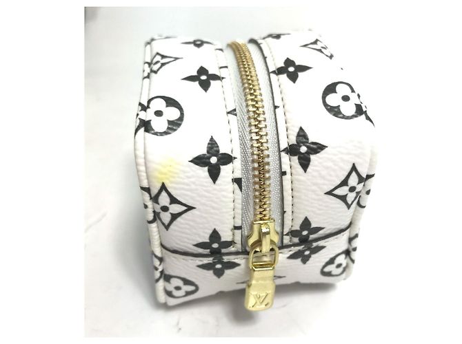 Pochette Cube Monogramma Gigante Louis Vuitton Rosa Giallo - vista 6