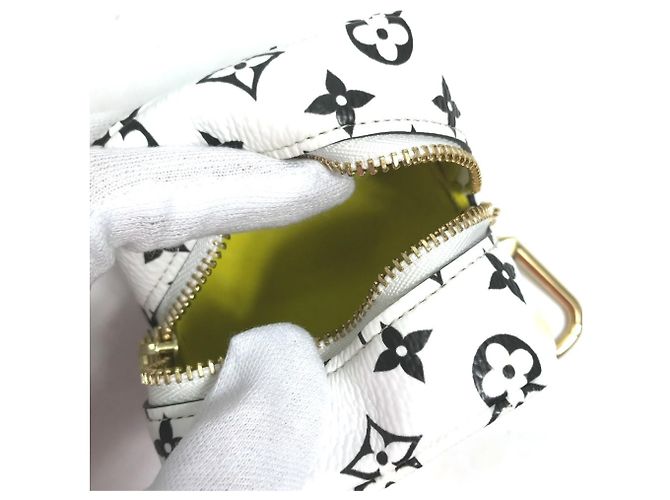 Pochette Cube Monogramma Gigante Louis Vuitton Rosa Giallo - vista 9