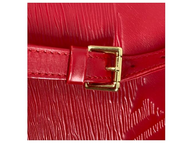 Borsa a Spalla Louis Vuitton Opera Delph Flap Rosso - vista 11