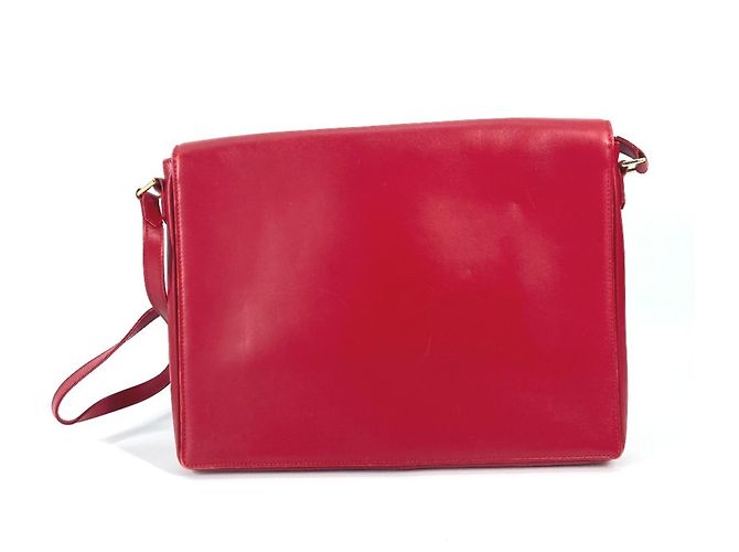 Borsa a Spalla Louis Vuitton Opera Delph Flap Rosso - vista 2