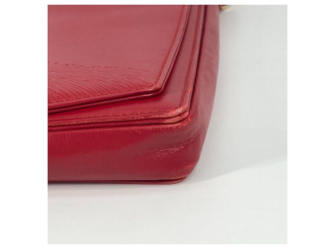 Borsa a Spalla Louis Vuitton Opera Delph Flap Rosso - vista 7