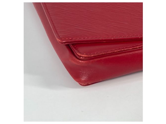 Borsa a Spalla Louis Vuitton Opera Delph Flap Rosso - vista 8