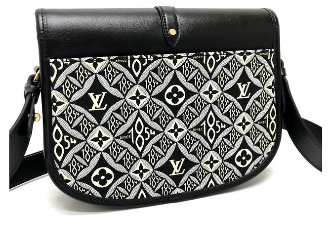 Borsa a Spalla Neo Saumur MM Since1854 di Louis Vuitton M57488 Nero Blu navy - vista 2