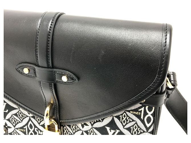 Borsa a Spalla Neo Saumur MM Since1854 di Louis Vuitton M57488 Nero Blu navy - vista 3