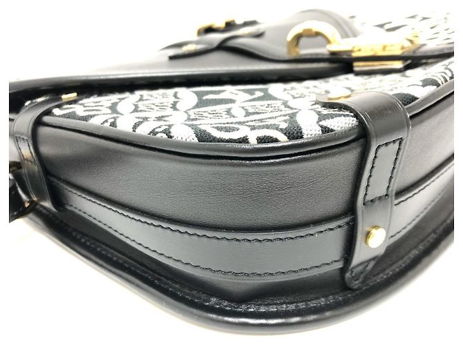 Borsa a Spalla Neo Saumur MM Since1854 di Louis Vuitton M57488 Nero Blu navy - vista 5