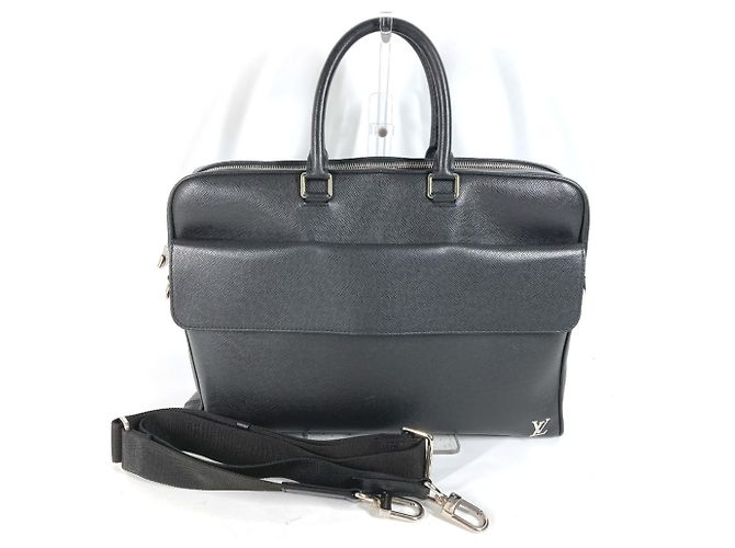 Borsa 2 in 1 Alex in Taiga di Louis Vuitton Nero Grigio - vista 2
