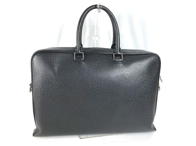 Borsa 2 in 1 Alex in Taiga di Louis Vuitton Nero Grigio - vista 3